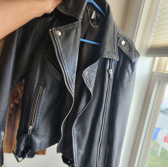 Top shop Leather Jacket - Picture 5 of 5